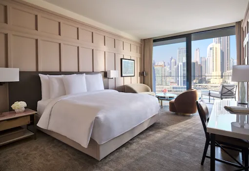 Marina Junior suite interior at The Lana, Dubai