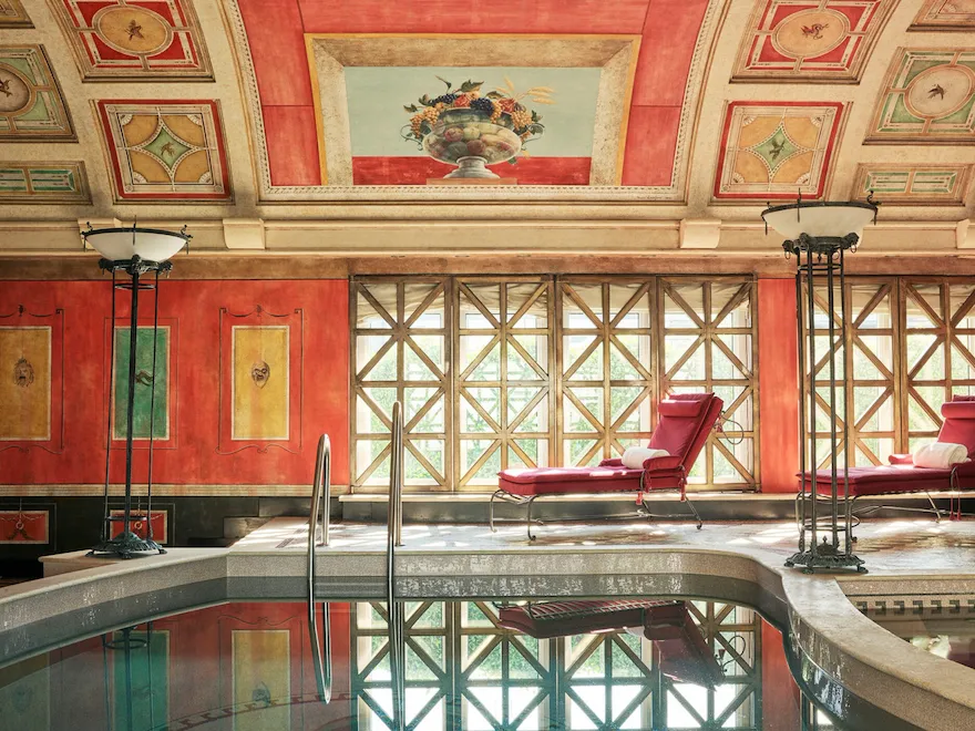 Detail of Presidential Suite swimming pool