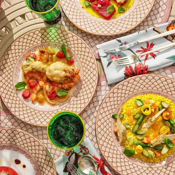 La Double J summer Garden table scape showcasing al fresco dining in London
