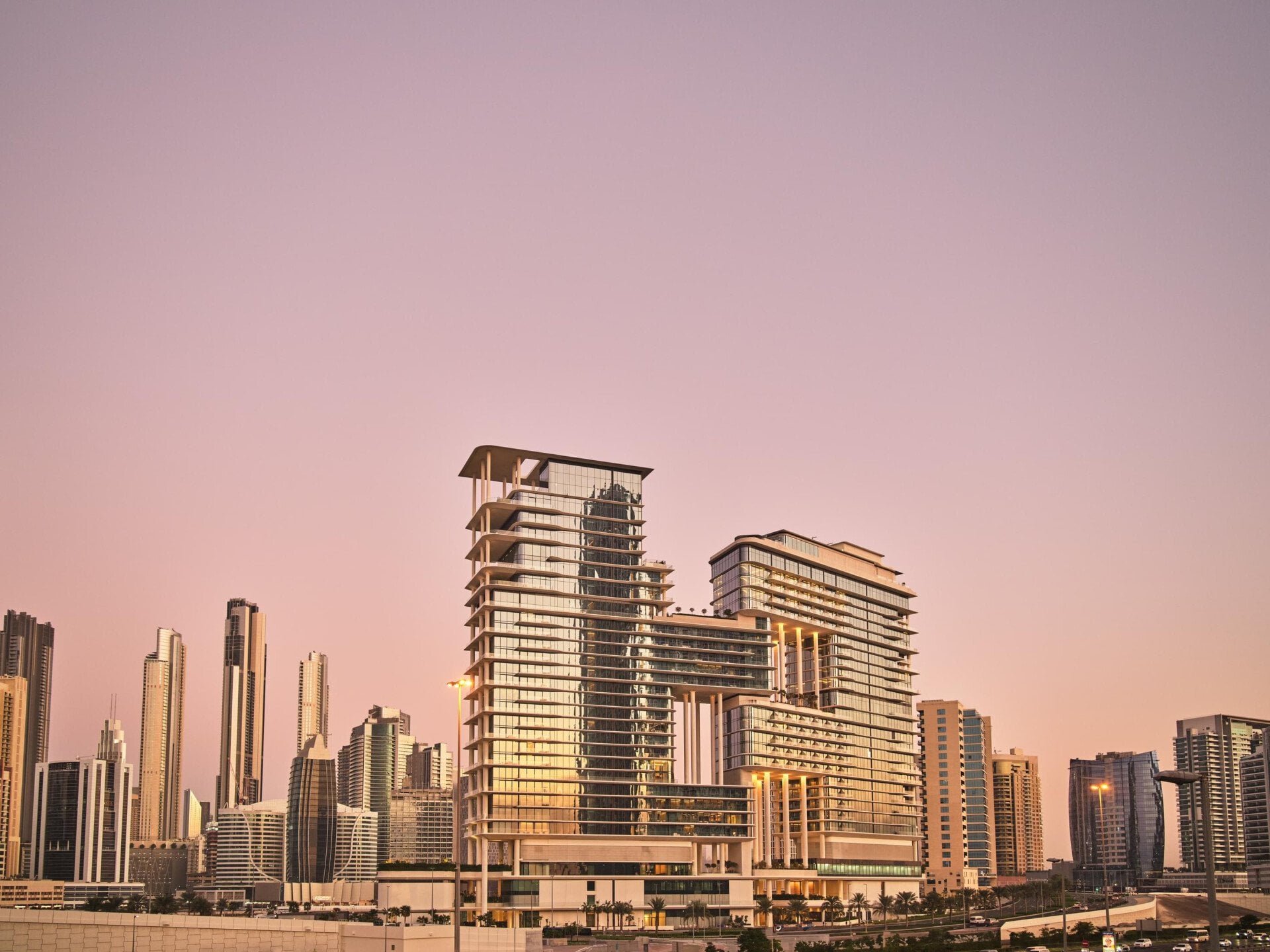The Lana hotel at sunrise, Dubai