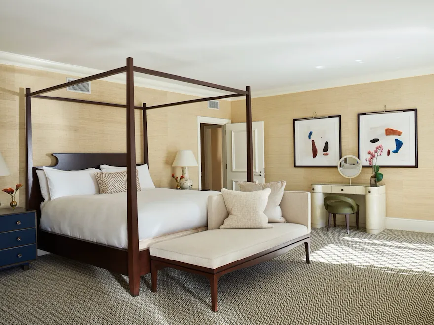 Bungalow 9A Bedroom, The Beverly Hills Hotel, Los Angeles