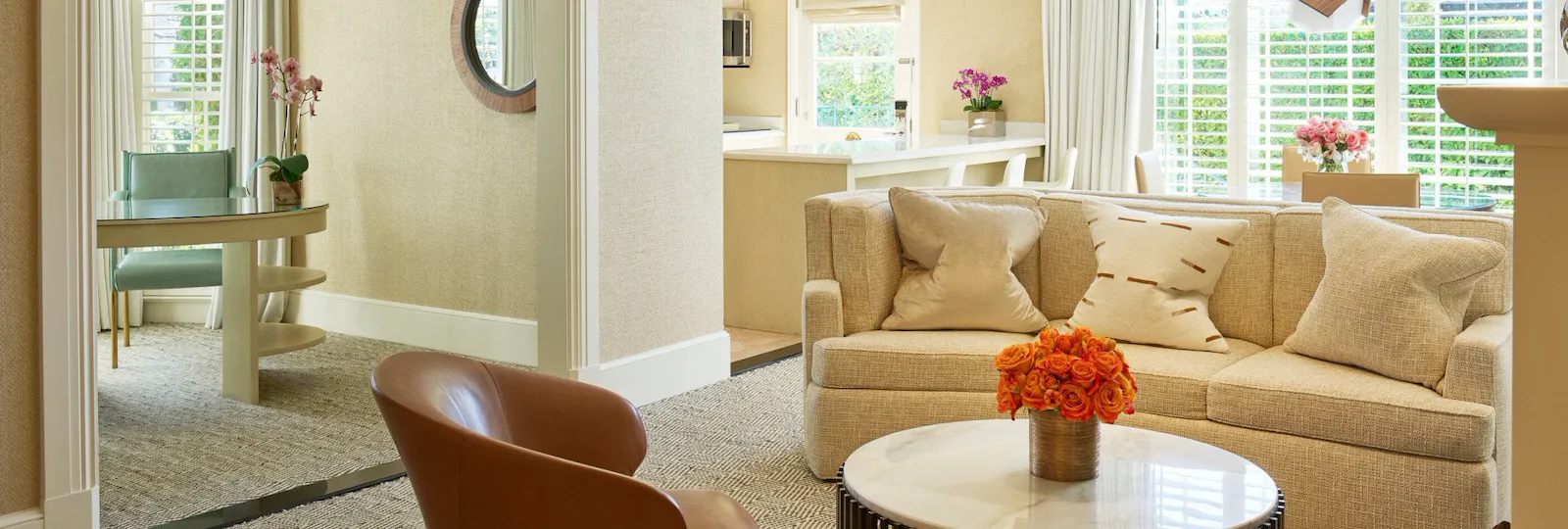 Bungalow 9 Living Room, The Beverly Hills Hotel, Los Angeles